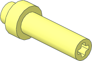 ~Electric Technic Motor 4.5V  6 x 17 x  5 Axle Type 1