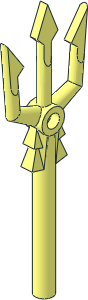 Minifig Weapon Trident