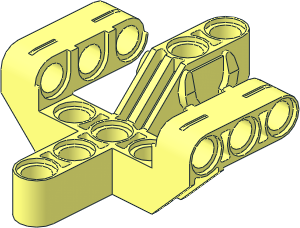 Constraction Block 5 x 6 x 2 Forked with 3 Fingers Constraction Block 5 x 6 x 2 Forked with 3 Fingers
