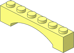 Arch 1 x 6 Raised Arch 1 x 6 Raised