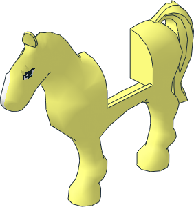 ~Animal Horse Friends Left with Light Blue Eyes and White Blaze Pattern ~Animal Horse Friends Left with Light Blue Eyes and White Blaze Pattern