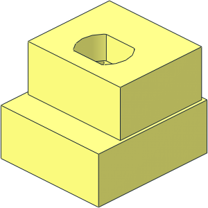 ~Minifig Skeleton Leg with Square Foot, Foot