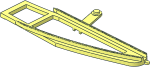 ~Train Track 4.5V Point Type 1 Left - Switch Rails ~Train Track 4.5V Point Type 1 Left - Switch Rails