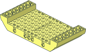 Boat Base  8 x 16 x  2.333 with Pegholes