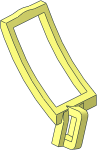 Minifig Sword Scabbard with Shoulder Strap