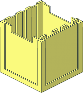 Container 4 x 4 x 3.333 Crate Container 4 x 4 x 3.333 Crate