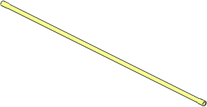 Technic Pneumatic Tube 33L with End Bulges Technic Pneumatic Tube 33L with End Bulges