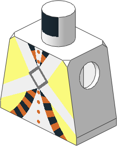 ~Minifig Torso with Imperial Guard Pattern (Obsolete) ~Minifig Torso with Imperial Guard Pattern (Obsolete)