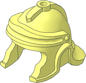 Minifig Helmet Roman Soldier