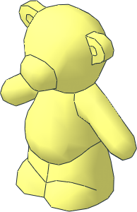 Minifig Teddy Bear with Arms Down Minifig Teddy Bear with Arms Down