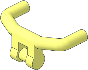 Minifig Handlebars with Angular Handles