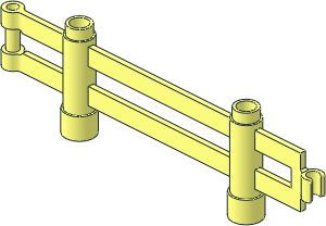 Duplo Fence 1 x 10 x 2 with Clip and Bar Duplo Fence 1 x 10 x 2 with Clip and Bar