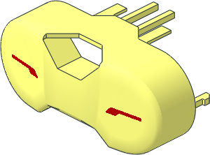 ~Electric Mindstorms EV3 IR Sensor Shell Front with Red Eye Pattern ~Electric Mindstorms EV3 IR Sensor Shell Front with Red Eye Pattern