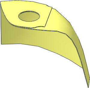 Minifig Cape Cloth Short (Formed)