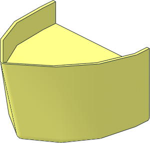 ~Boat Section Bow  6 x  8 x  3.333 Hull