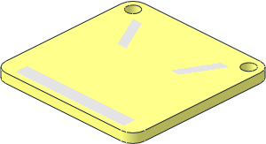 ~| Circuit Cubes Device PCB with Momentary Switch Tracks Pattern ~| Circuit Cubes Device PCB with Momentary Switch Tracks Pattern