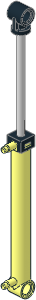 Technic Pneumatic Cylinder 1 x 11 with 2 Ports with Stepped Outlets (Extended) Technic Pneumatic Cylinder 1 x 11 with 2 Ports with Stepped Outlets (Extended)