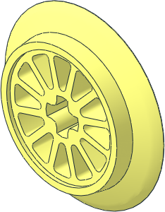 | BBB Train Wheel XL Flanged Driver 17.6 mm
