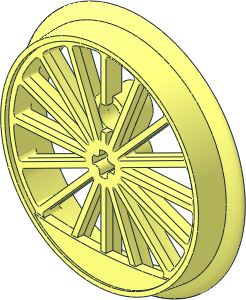 | BBB Train Wheel XXL Flanged Driver 43.2 mm | BBB Train Wheel XXL Flanged Driver 43.2 mm