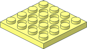 | Circuit Cubes Plate  4 x  4 with Holes