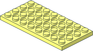 | Circuit Cubes Plate 4 x 8 with Holes | Circuit Cubes Plate 4 x 8 with Holes