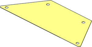 Sheet Plastic 11 x 27 Trapezoidal Sheet Plastic 11 x 27 Trapezoidal
