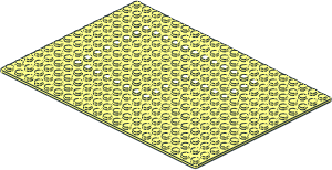 Baseplate 14 x 20 with Set 355 Dots Pattern Baseplate 14 x 20 with Set 355 Dots Pattern