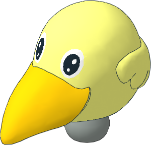 Figure Fabuland Bird Head 1 with Neck Figure Fabuland Bird Head 1 with Neck