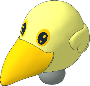 Figure Fabuland Bird Head 2 with Neck Figure Fabuland Bird Head 2 with Neck