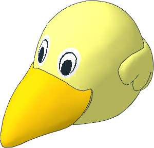 ~Figure Fabuland Bird Head 3 ~Figure Fabuland Bird Head 3