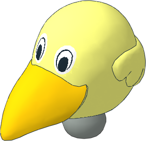Figure Fabuland Bird Head 3 with Neck Figure Fabuland Bird Head 3 with Neck