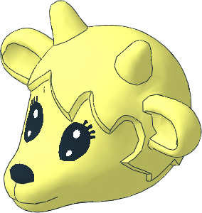 ~Figure Fabuland Goat Head 2 ~Figure Fabuland Goat Head 2