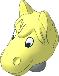 Figure Fabuland Horse Head 2 with Neck Figure Fabuland Horse Head 2 with Neck