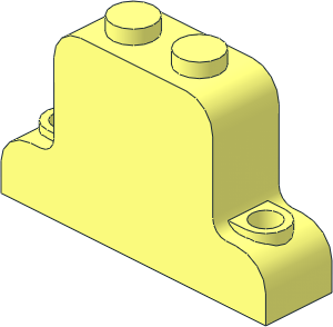 Brick 1 x 4 x 2 Bellshaped Brick 1 x 4 x 2 Bellshaped