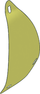 Sail  6 x 12 Triangular (Formed Shape 2)