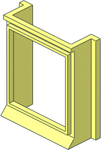 Mursten Window 1 x 3 x 3 Mursten Window 1 x 3 x 3