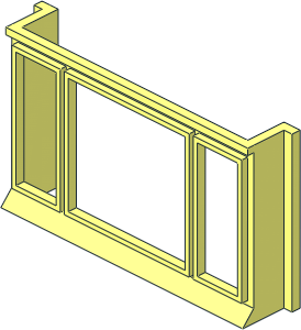 Mursten Window 1 x 6 x 3 Triple Mursten Window 1 x 6 x 3 Triple