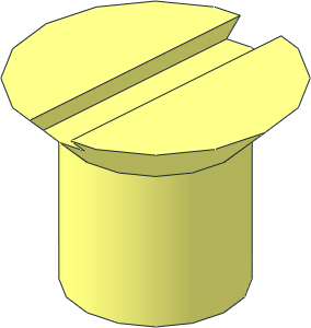 ~Screw 6 x 5 Countersunk Slotted ~Screw 6 x 5 Countersunk Slotted