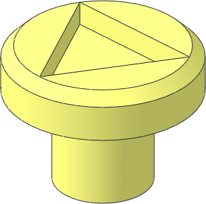 ~Screw  4 x  4 Beveled Triangular