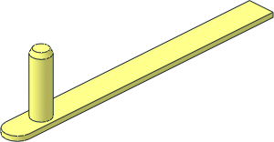 ~Train Track 12V Slotted Point: Actuating Pin ~Train Track 12V Slotted Point: Actuating Pin