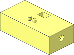~Brick  2 x  4 with 2 Axle Bushes Case