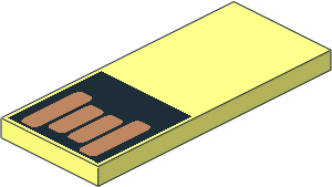 ~Electric Brick  2 x  4 with USB Flash Drive - Flash Drive