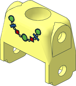 Figure Fabuland Torso with Necklace Pattern