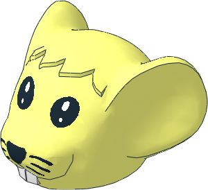 ~Figure Fabuland Mouse Head  1