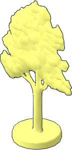 Plant Flat Horse Chestnut Tree with Hollow Base Plant Flat Horse Chestnut Tree with Hollow Base