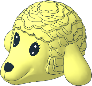 ~Figure Fabuland Lamb Head 1 ~Figure Fabuland Lamb Head 1