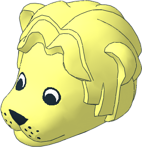 ~Figure Fabuland Lion Head 2 ~Figure Fabuland Lion Head 2