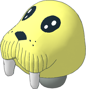 Figure Fabuland Walrus Head 1 with Neck Figure Fabuland Walrus Head 1 with Neck
