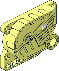 ~Technic Motor Pull Back 5 x 7 x 3 Type 6 Left (needs work) ~Technic Motor Pull Back 5 x 7 x 3 Type 6 Left (needs work)