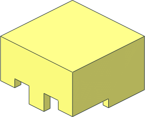 Minifig Helmet Square Head